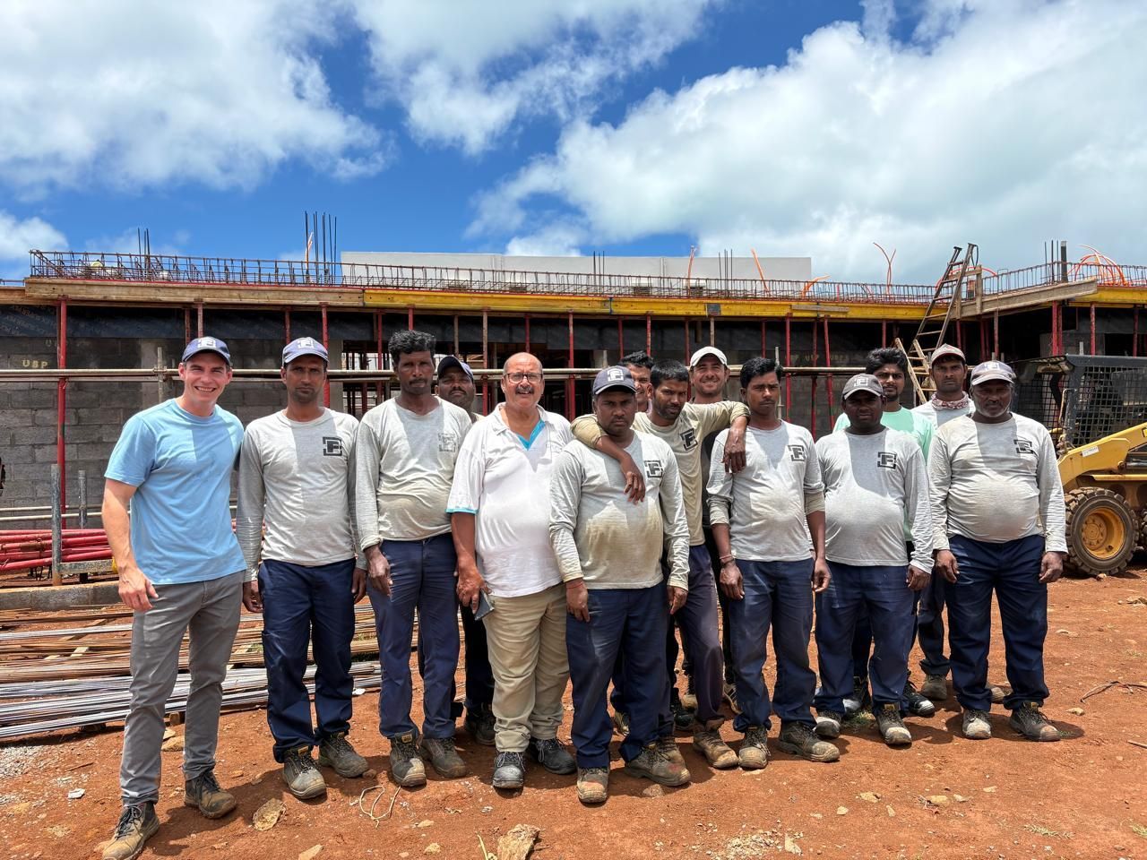 The Fralex Construction team on site